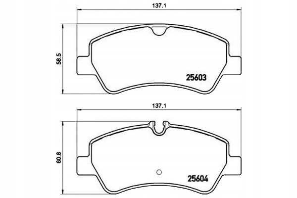 Brembo Brzdové Destičky Ford Transit Custom 12- Zadní Asistent řidiče #28