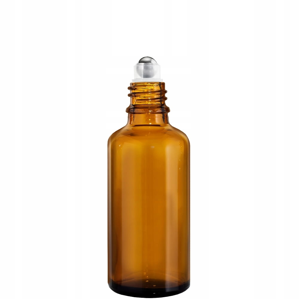 

Butelka Szklana Brąz 50ML Z Roll On I Nakrętką