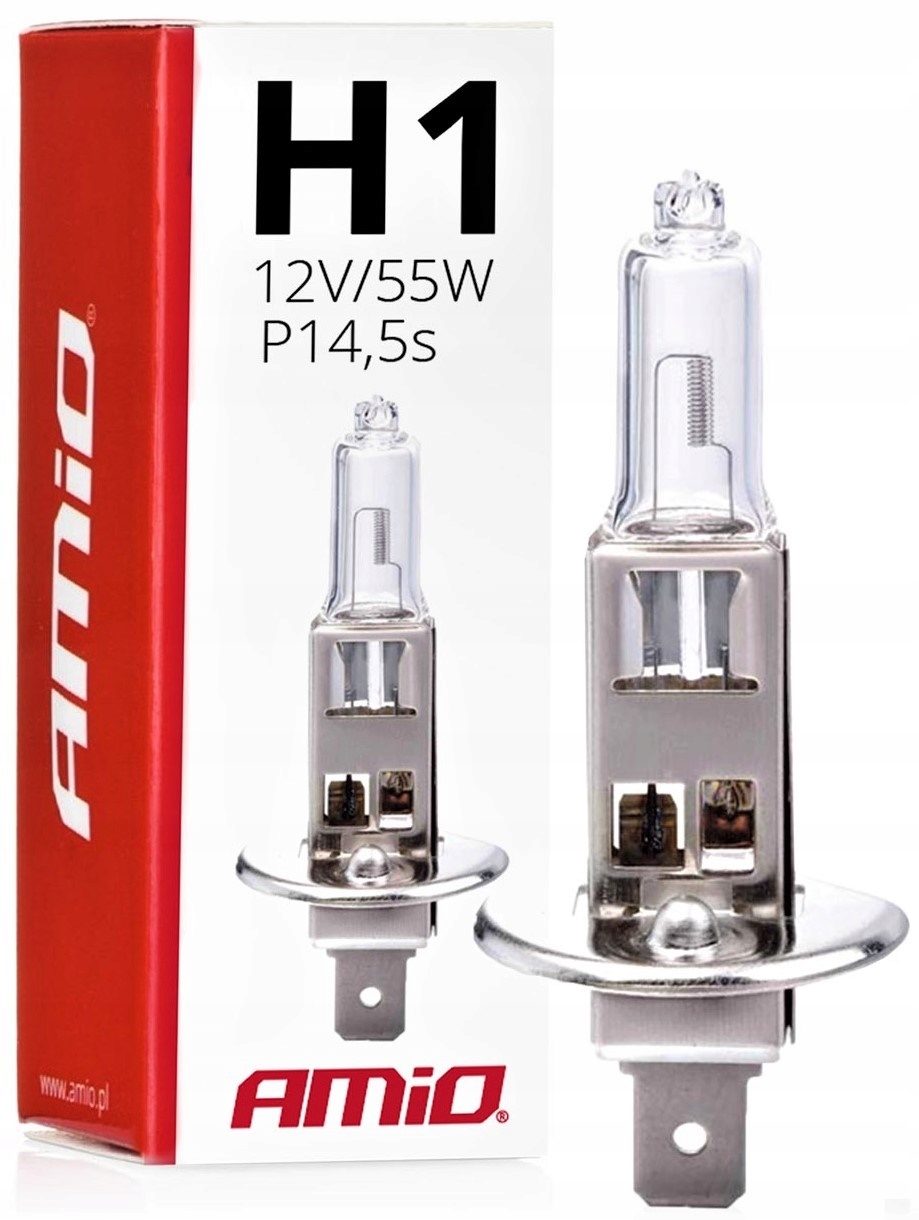 

Żarówka Halogenowa H1 12V 55W filtr Uv E4 Żarówki