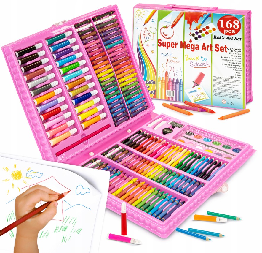 

Zestaw Artystyczny Walizka Do Malowania 168 szt