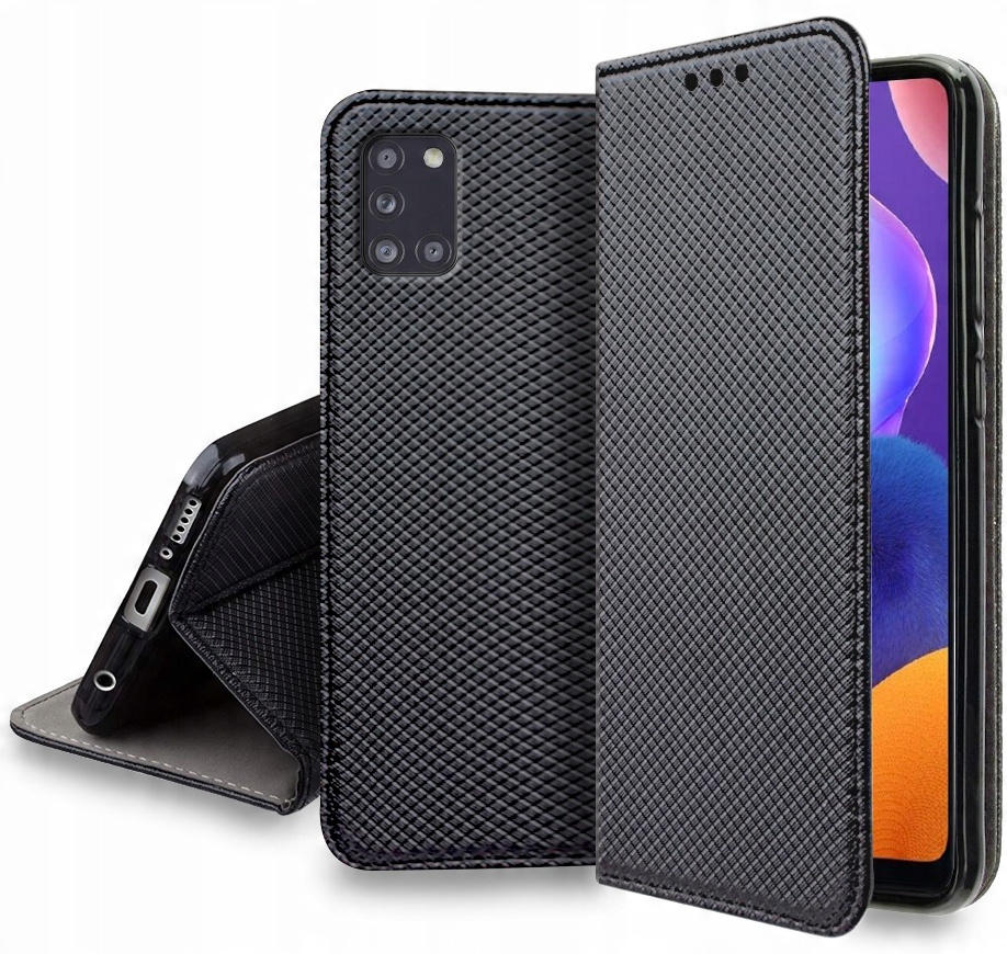 

Etui Portfel Magnet Szkło do Samsung Galaxy A31
