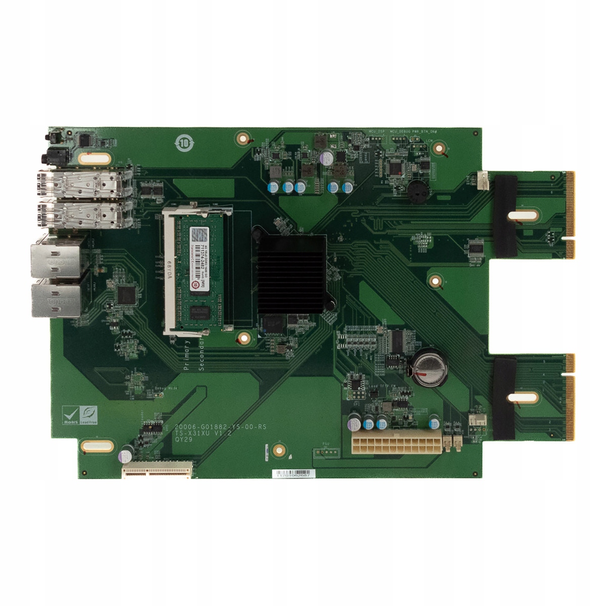 QNAP TS-X31XU V1.2 Alpine Quad-Core 1.7GHz CPU Mainboard + 4GB DDR3 SO-DIMM