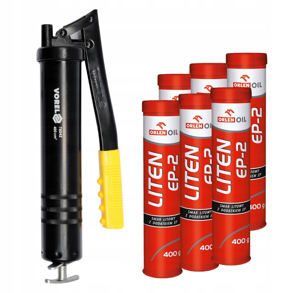 

Smarownica Ręczna 400ML Smar EP-2 400G 6SZT Wkład