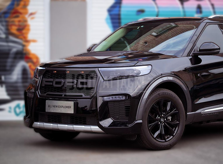 Zderzak Przedni RAPTOR kpl FORD EXPLORER 2020-2021 Strona zabudowy przód