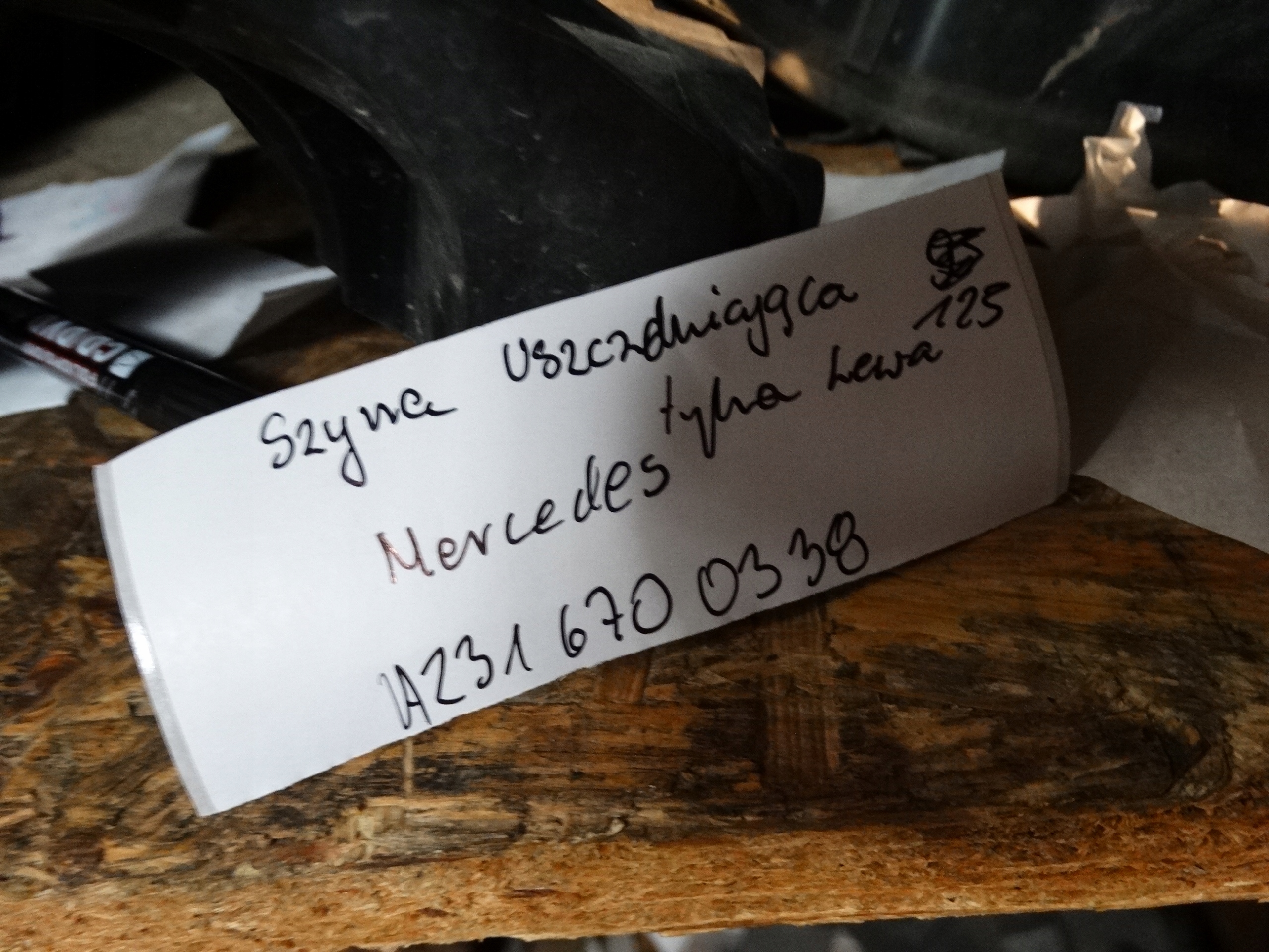 IDEAL rail USZCZELNIAJACA rear left MERCEDES 1