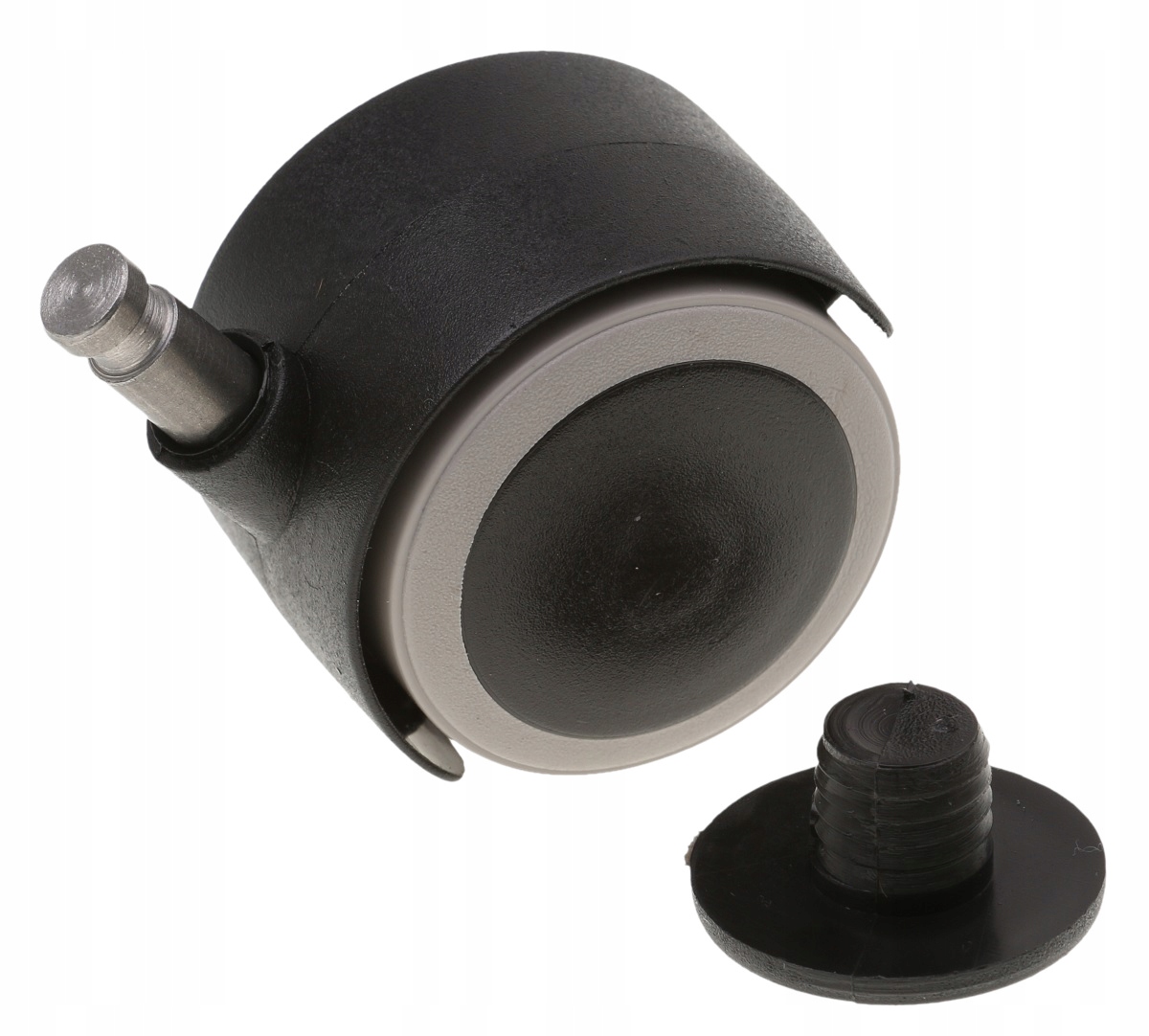 

Kółko Obrotowe Meblowe Z Bolcem Gumowe Fi 40 H-12