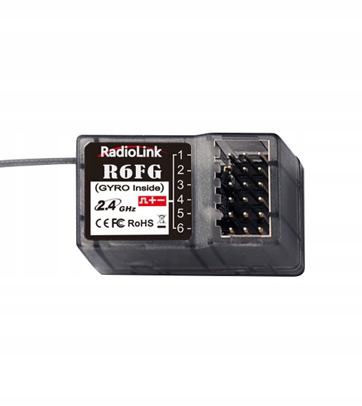 

RadioLink Odbiornik R6FG 2.4G 6-ch z żyroskopem