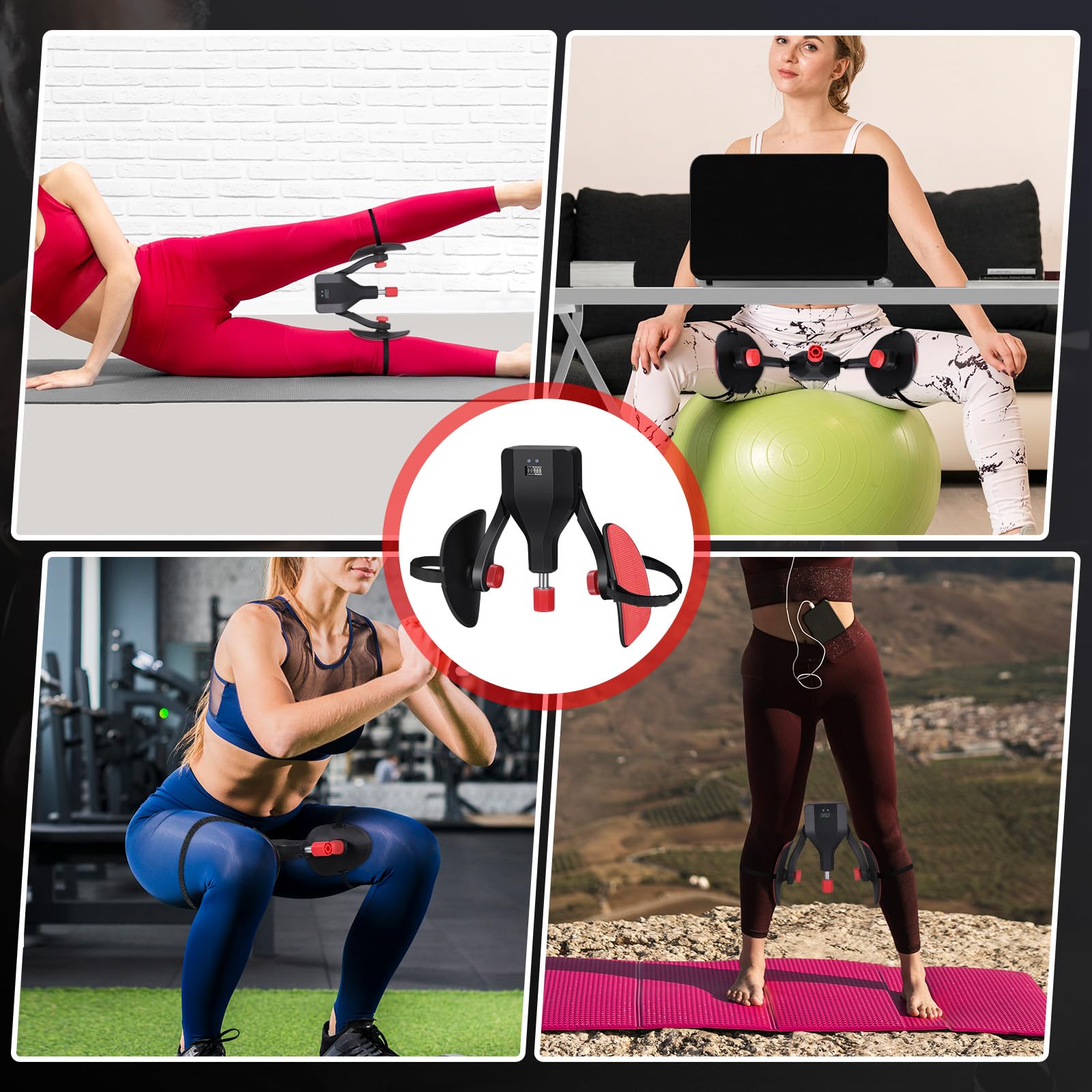 BECKENBODEN Trener Mięśni Kegla Dla Mężczyzn i Kobiet 10-50kg 360° Trening — miniatura 7