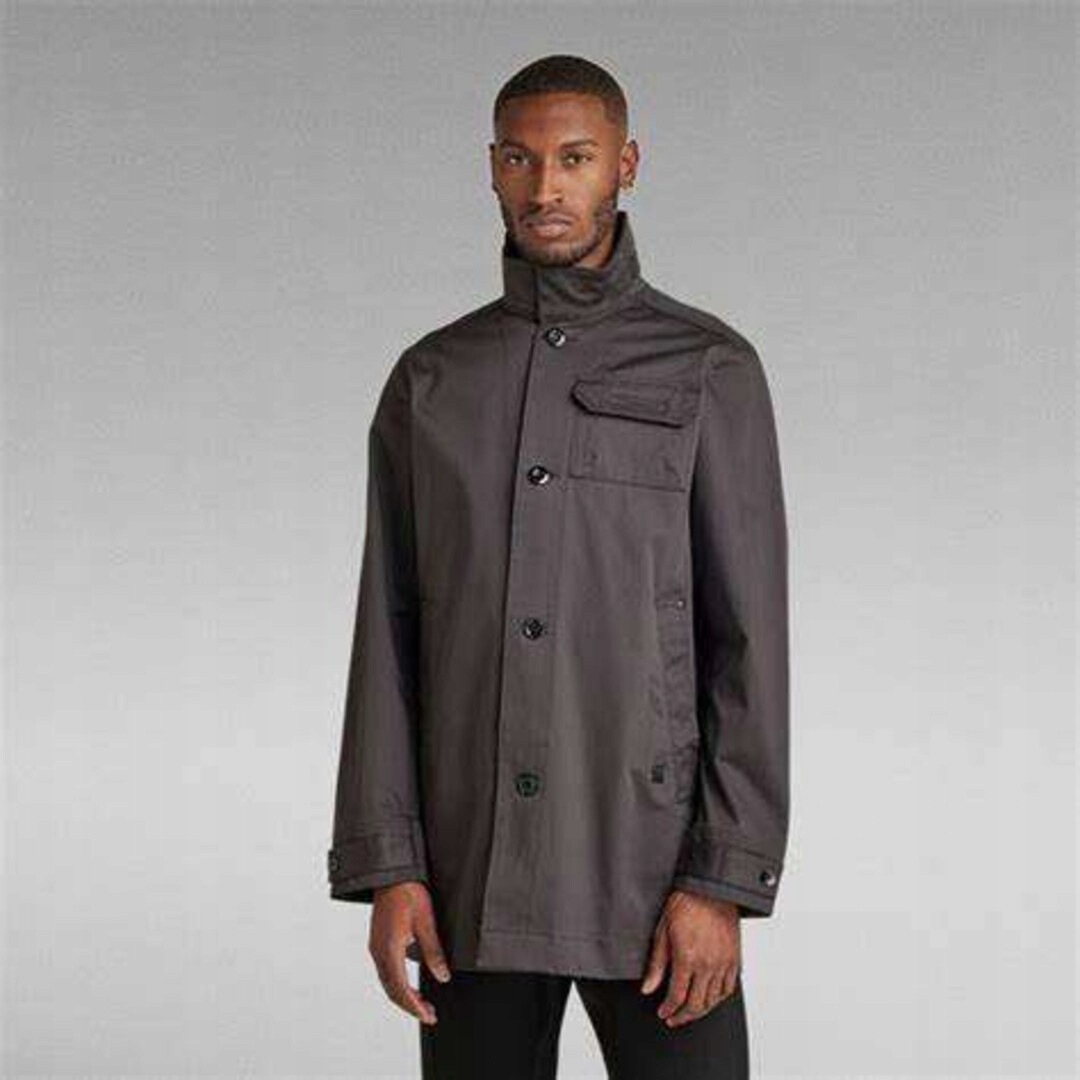 Pánský kabát G-Star Raw Mfo Utility Trench Raven S