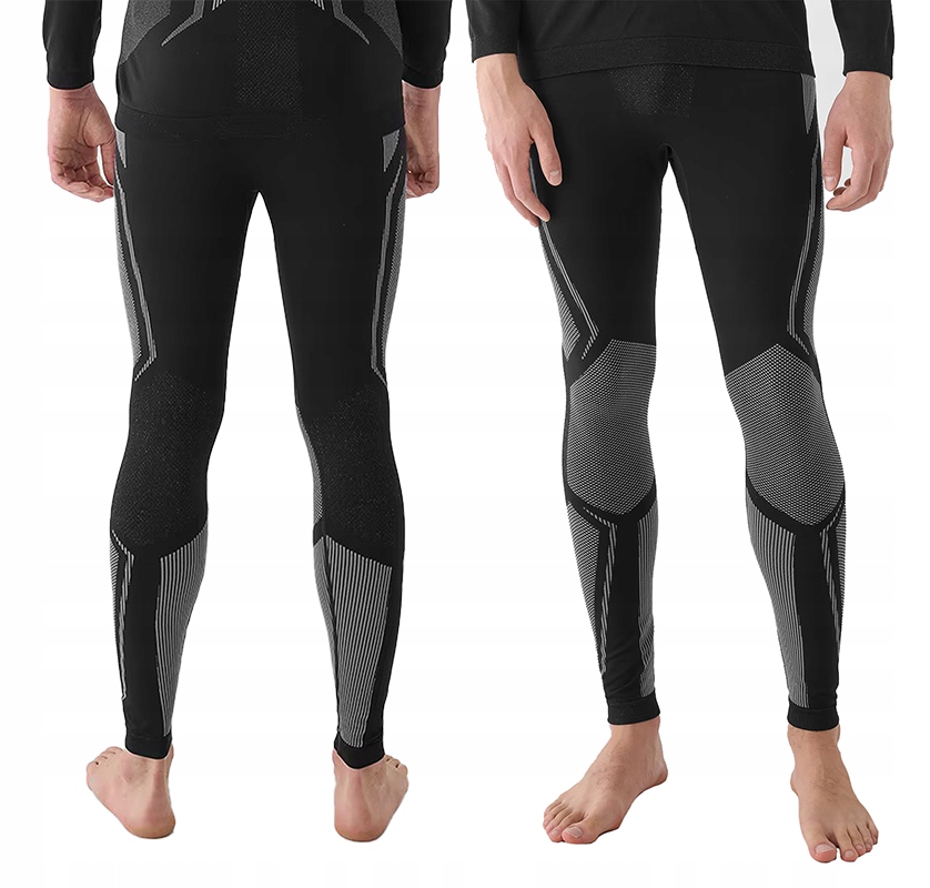 Pánské termoaktivní legíny 4F Bezšvové spodní prádlo M166 20S S/m