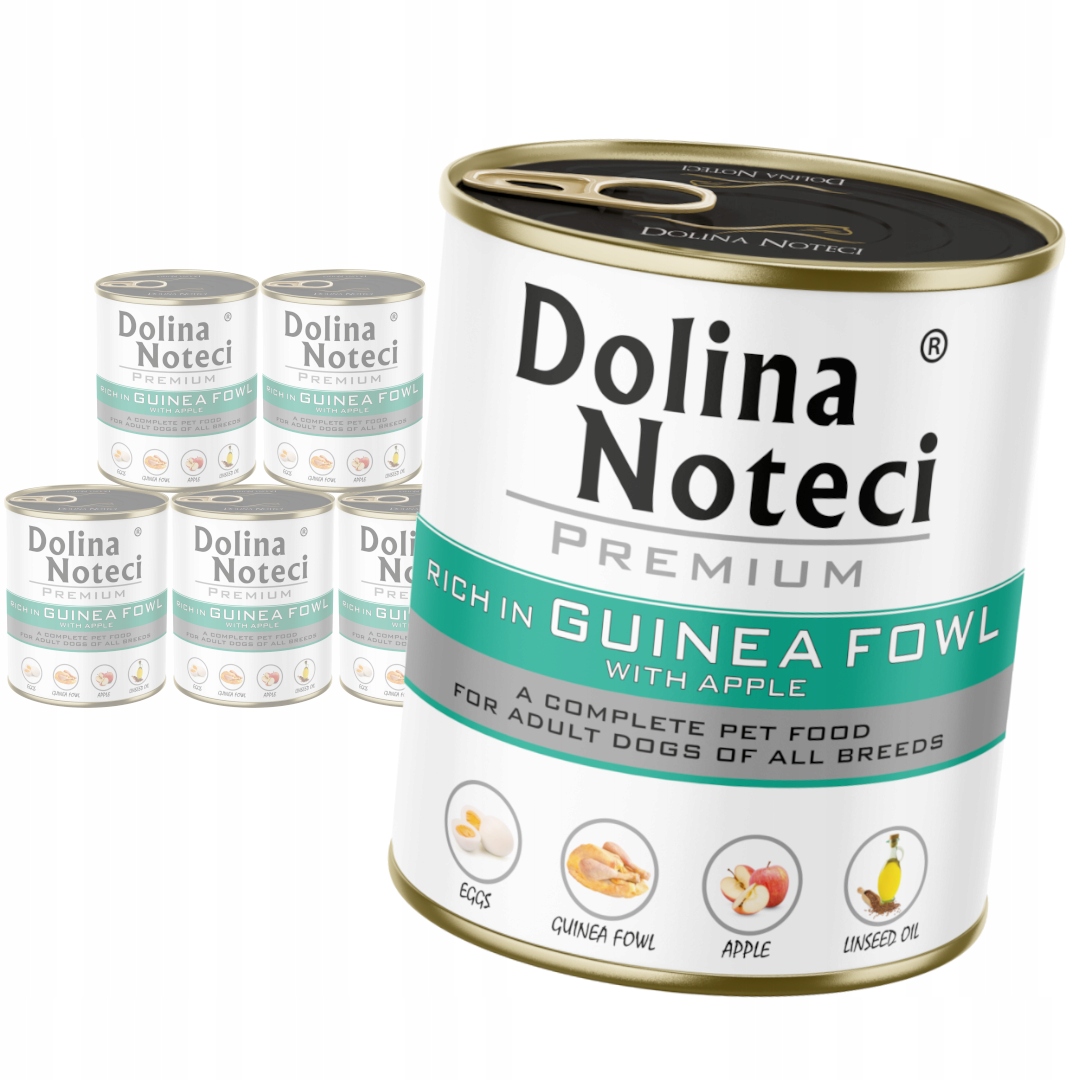 Levně Dolina Noteci bohaté na perličku s jablkem 6x800g Vlhké Krmivo