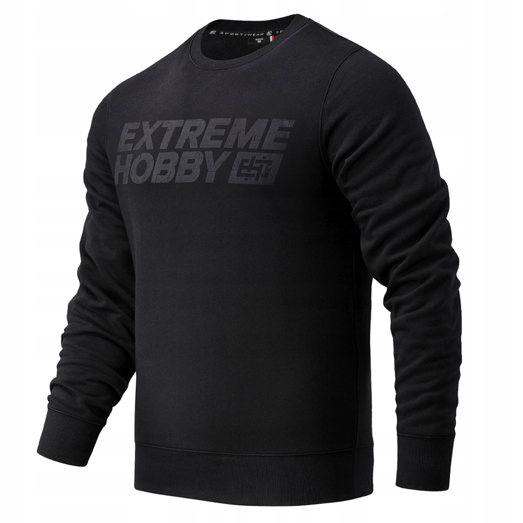 Pánská Mikina Extreme Hobby bez kapuce Block 2024 3XL černá
