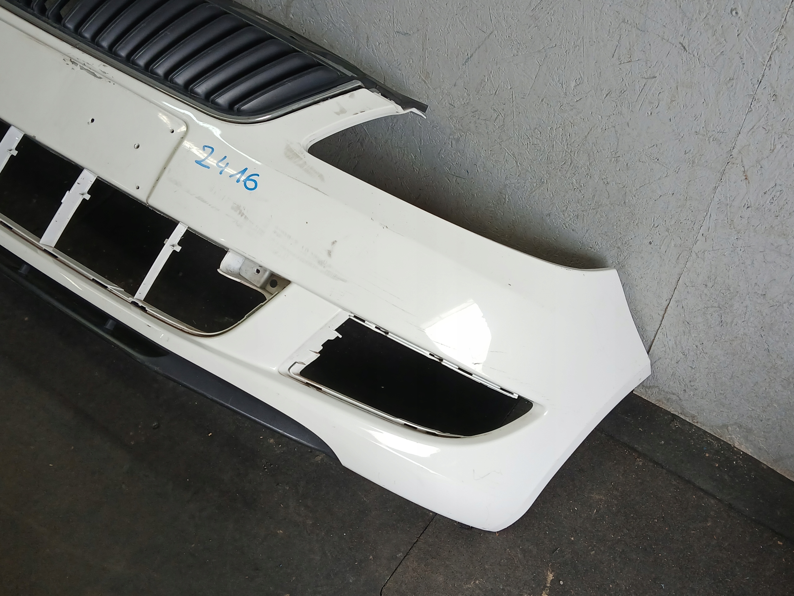 bumper front SKODA FABIA II 2 LIFT