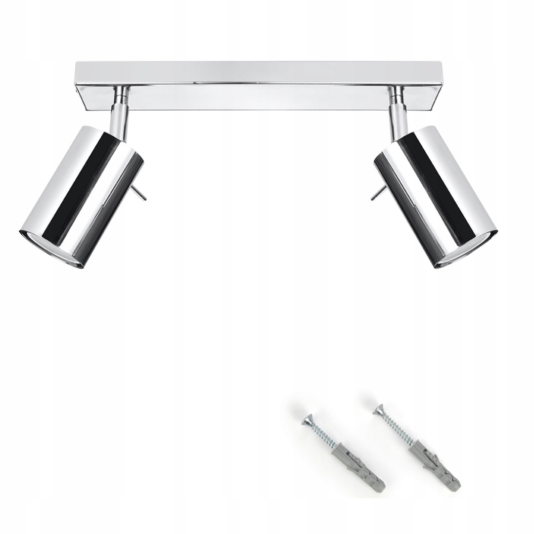 

Lampa sufitowa chromowana plafon listwa tuba led