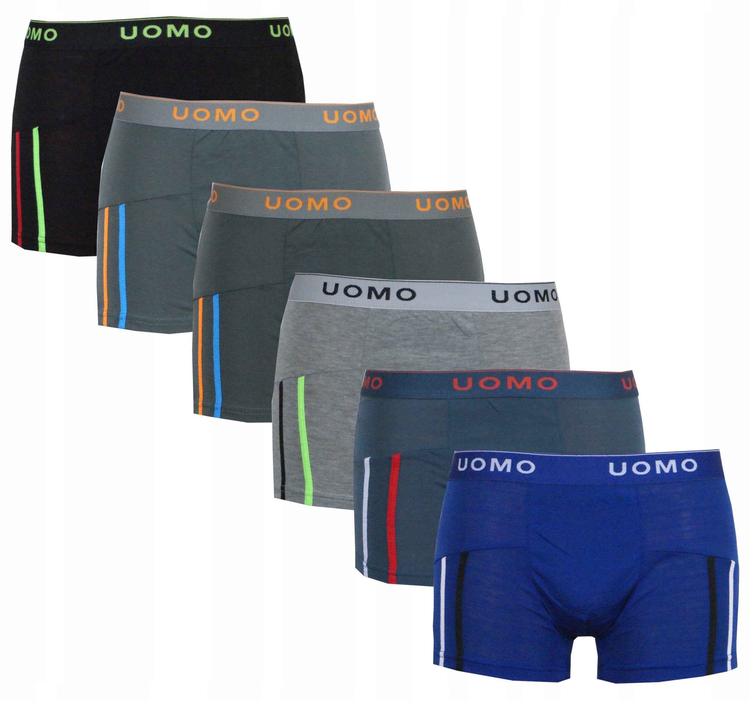 

6x Bokserki męskie Uomo bawełna L