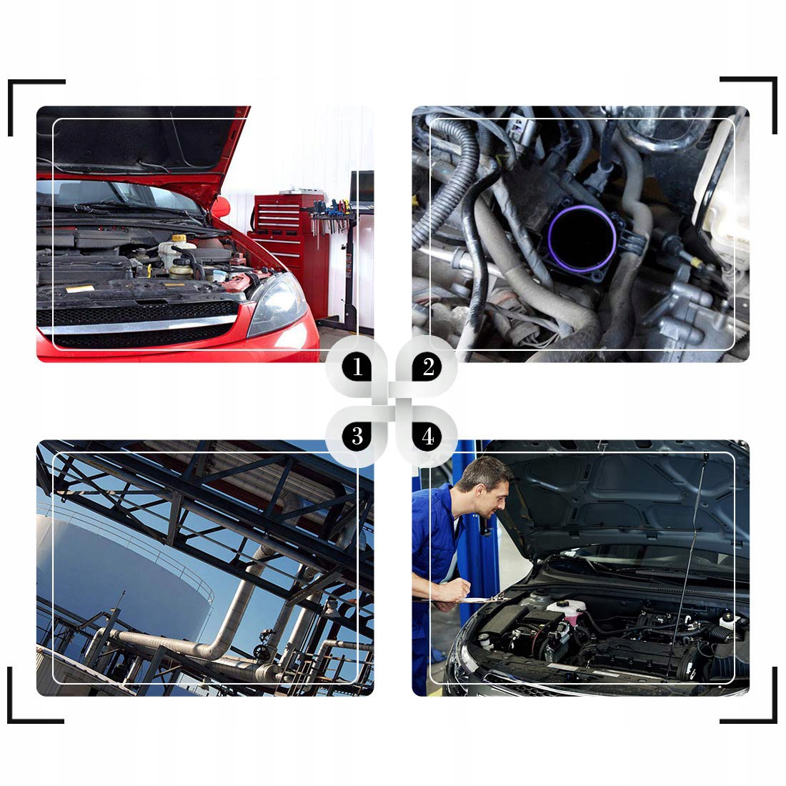 ORINGI ZESTAW ORINGÓW DO KLIMATYZACJI ORING USZCZELKI 225szt GUMOWE O-RING Producent części Inny