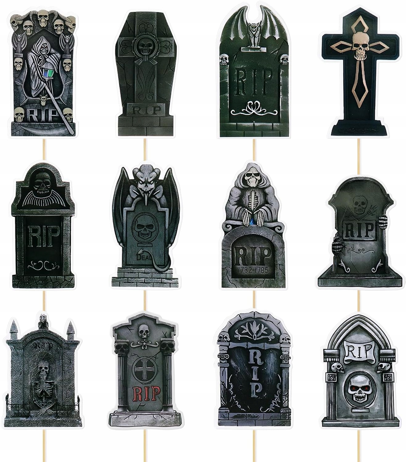 Levně Dekorace Na Muffiny S Motivem Halloweenu Ideální Na Domácnost Oslava x24