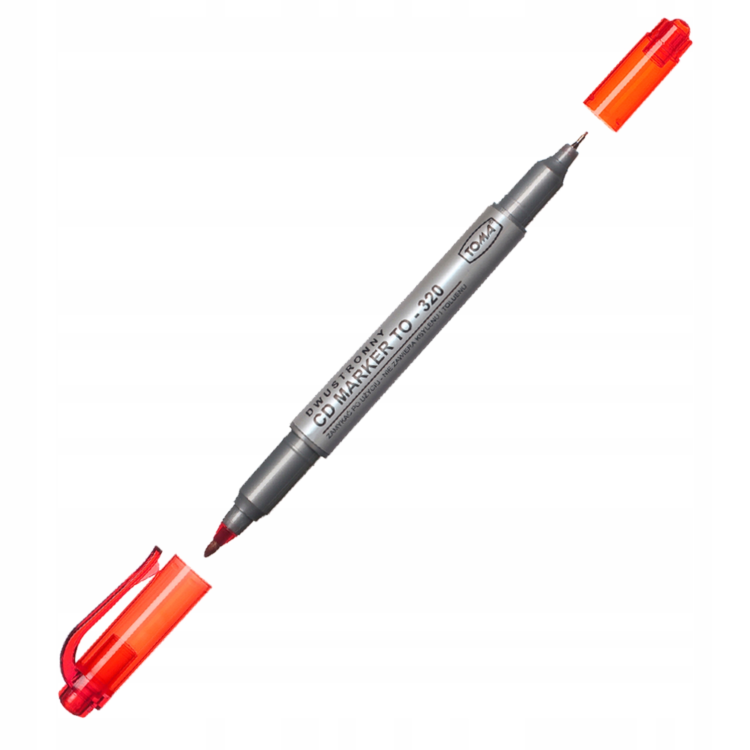 

Marker Do CD TO-320 Dwustronny 0,5/0,8mm Czerwony