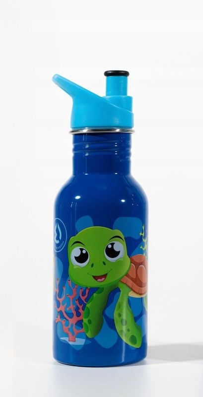 Water Revolution Butelka do picia dla dzieci Żółw ze stali nierdzewnej