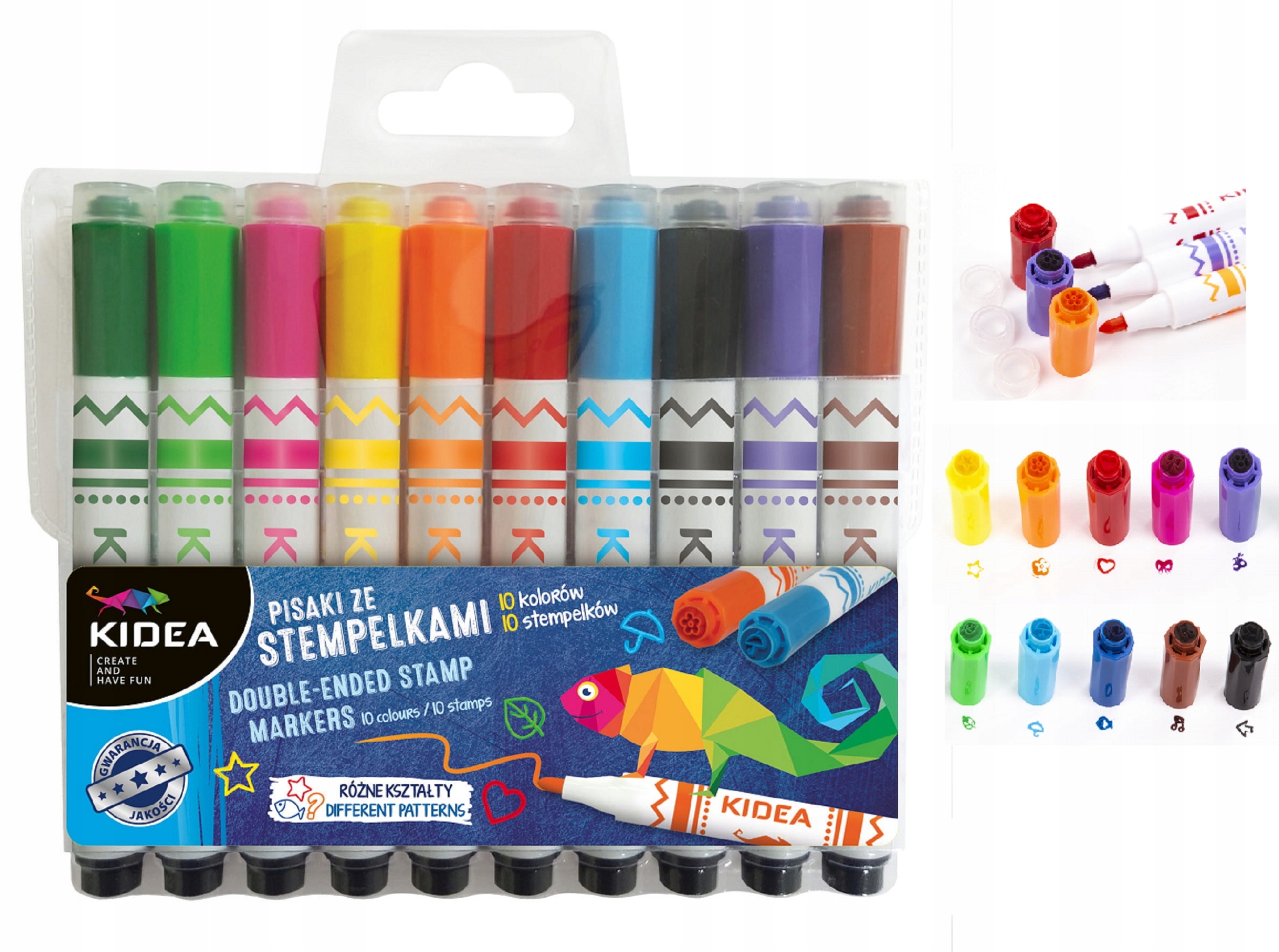 

Pisaki ze stempelkami Kidea