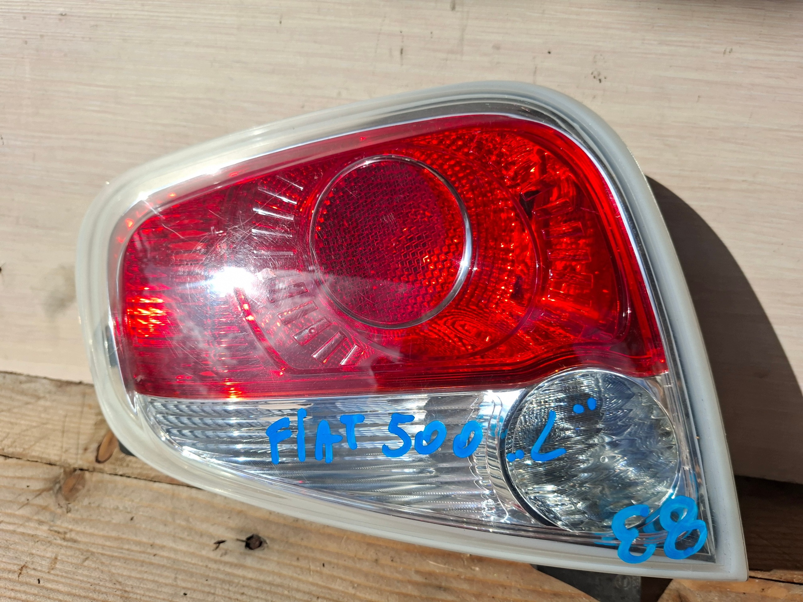 light rear part rear fiat 500 left