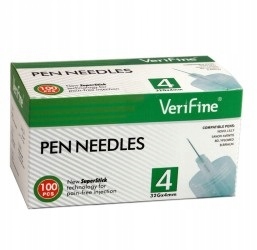 

Verifine igły do penów insulinowych G32 0,23 x 4mm