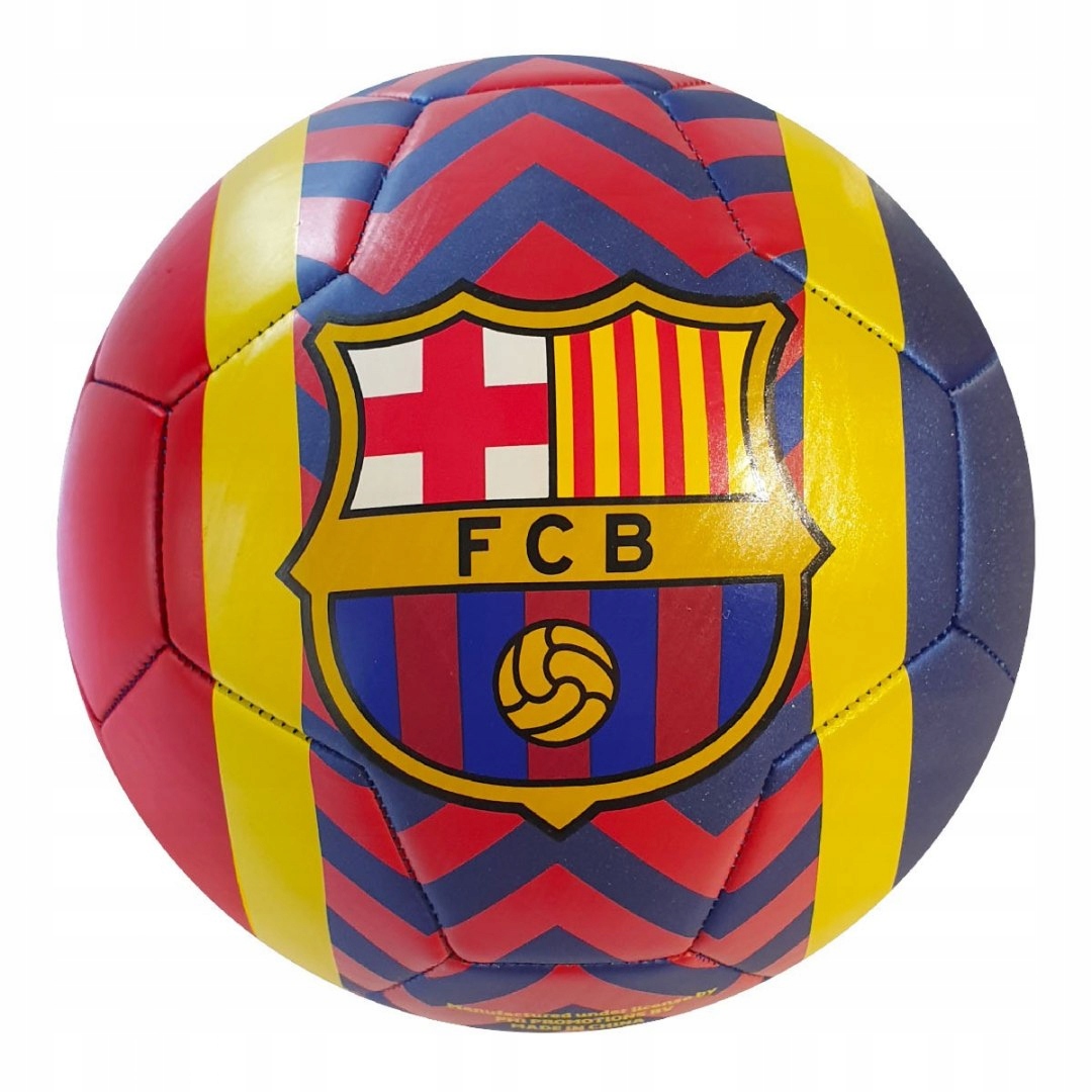 

Piłka nożna roz 5 Barcelona Zigzag Licencja