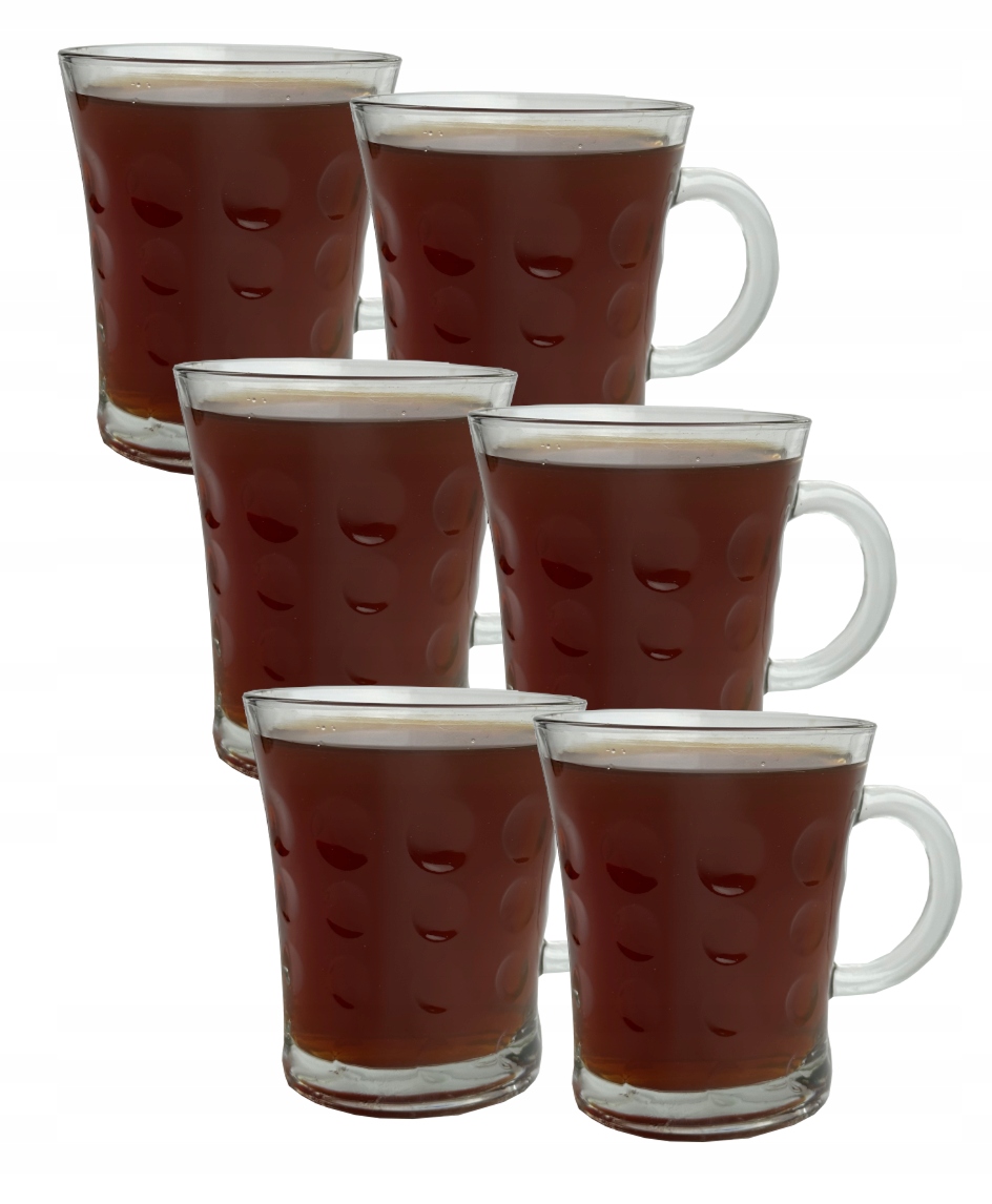 

Szklanki Kubki Do Herbaty Kawy 280ML Komplet 6SZT