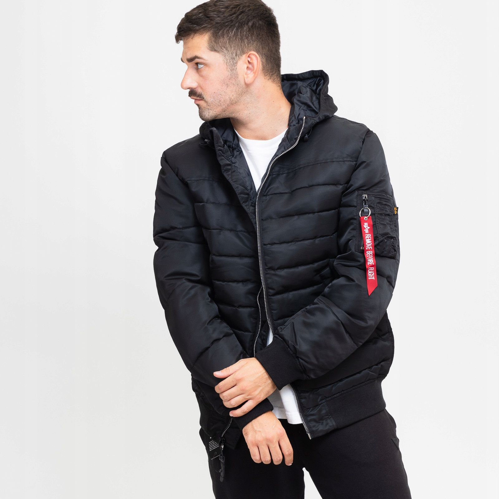Pánská bunda Alpha Industries Hooded Puffer Fn