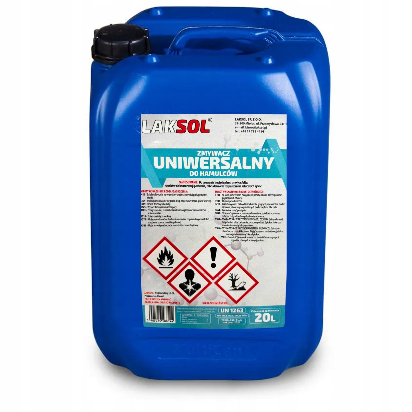 20L Čistič Brzd Cleaner čištění Univerzální kotouč Odmašťovač