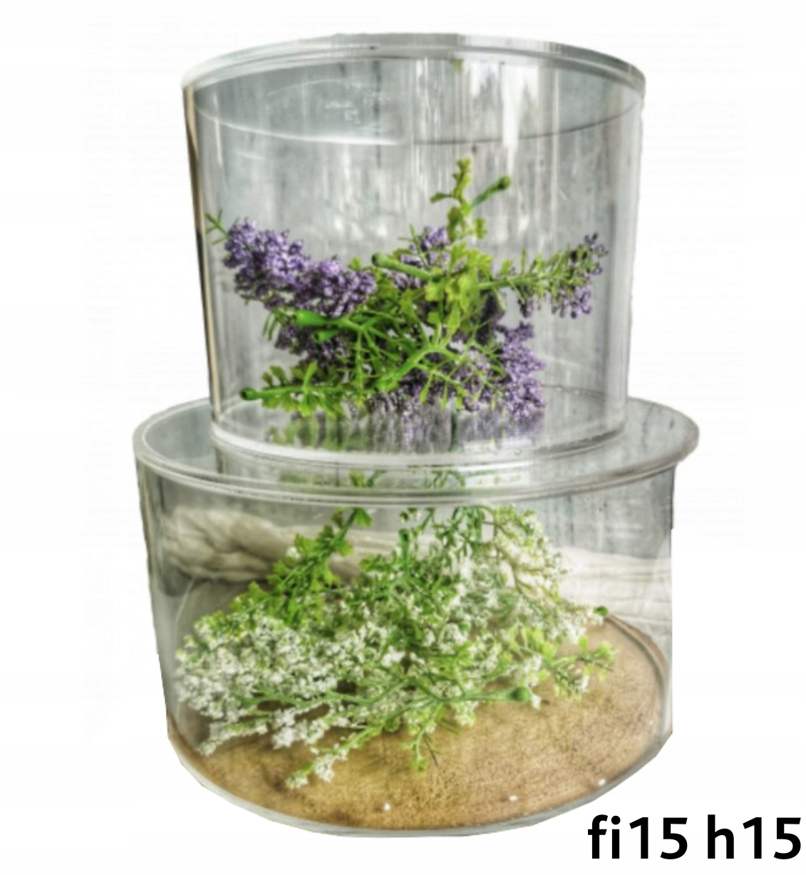 Levně Kulatý oddělovač na dort, prázdné patro fi15 h15