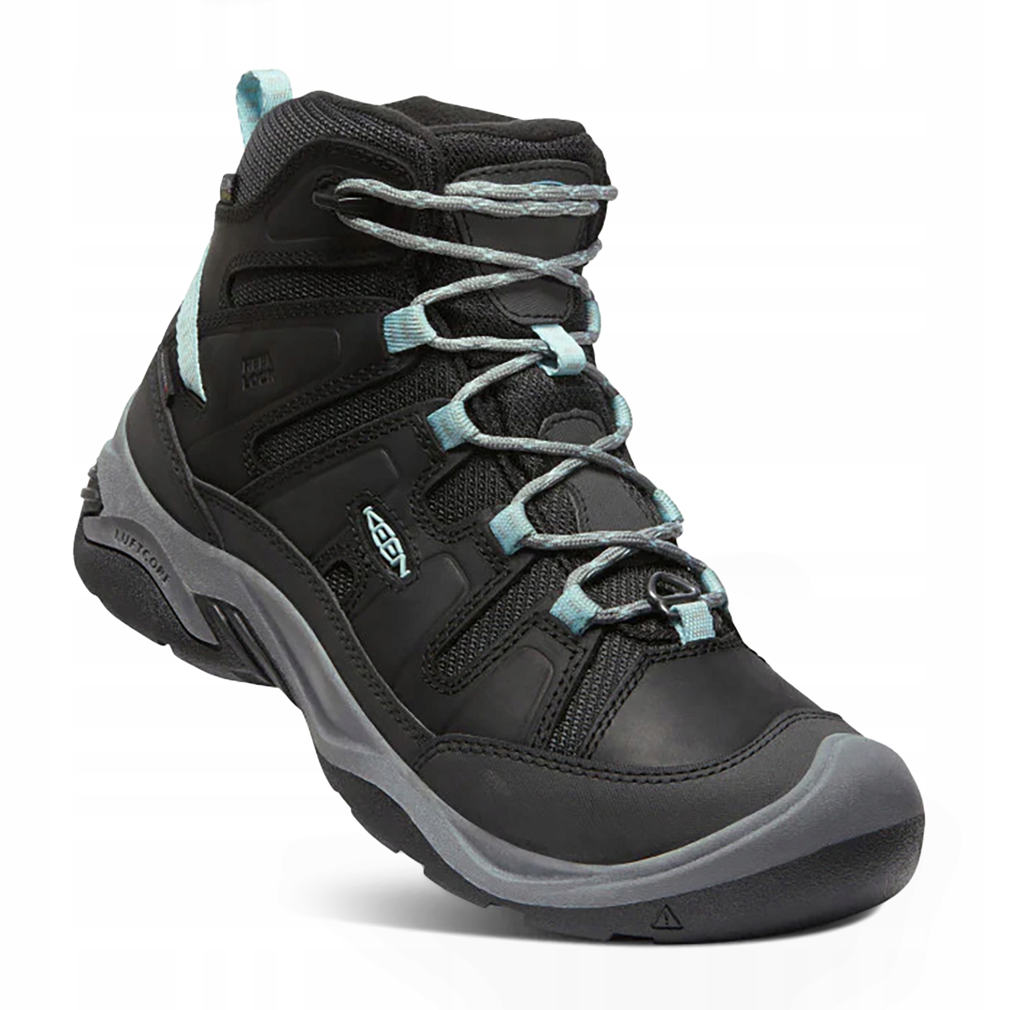 Buty turystyczne damskie Keen Circadia Mid Polar black/cloud blue 40 Eu
