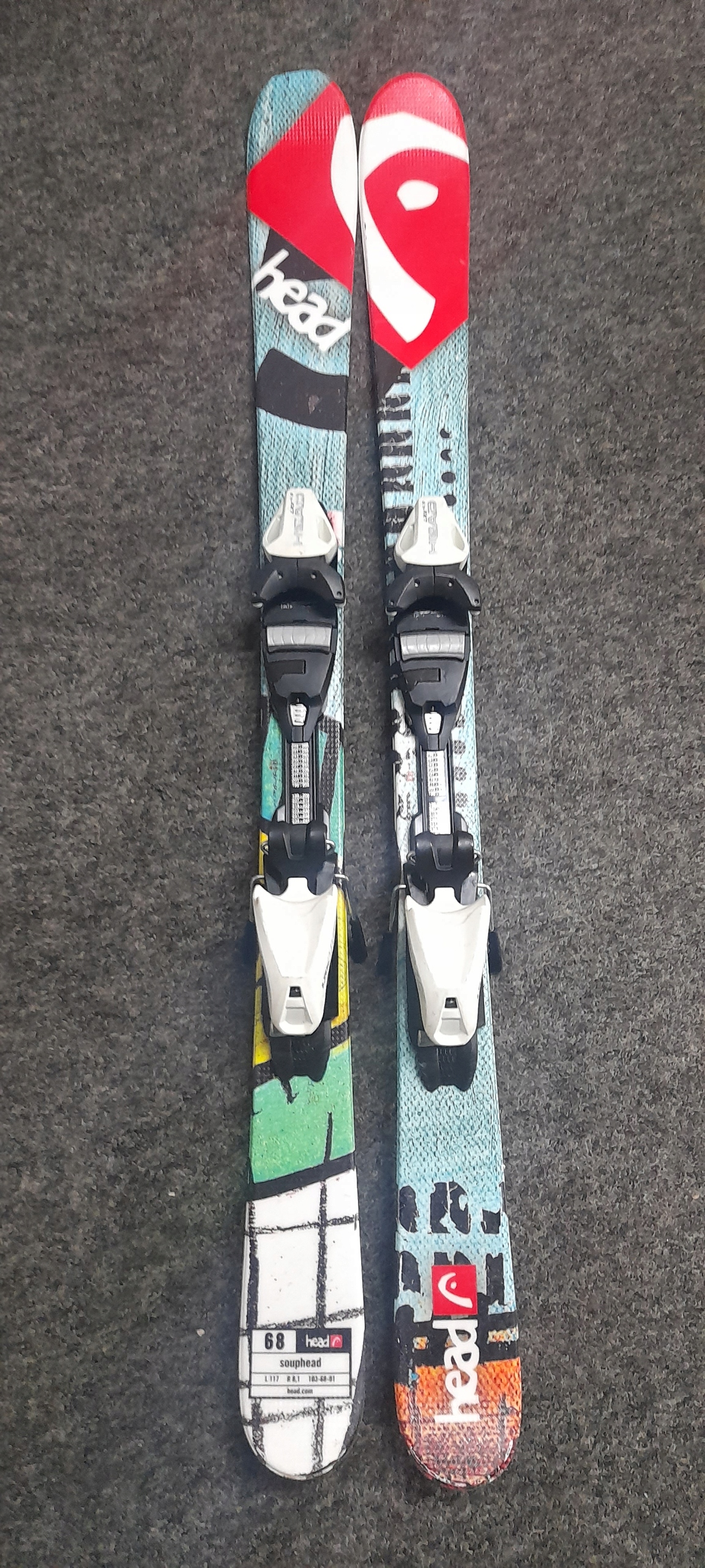 Narty HEAD souphead 117cm+ Head LRX 4.5 FREESTYLE