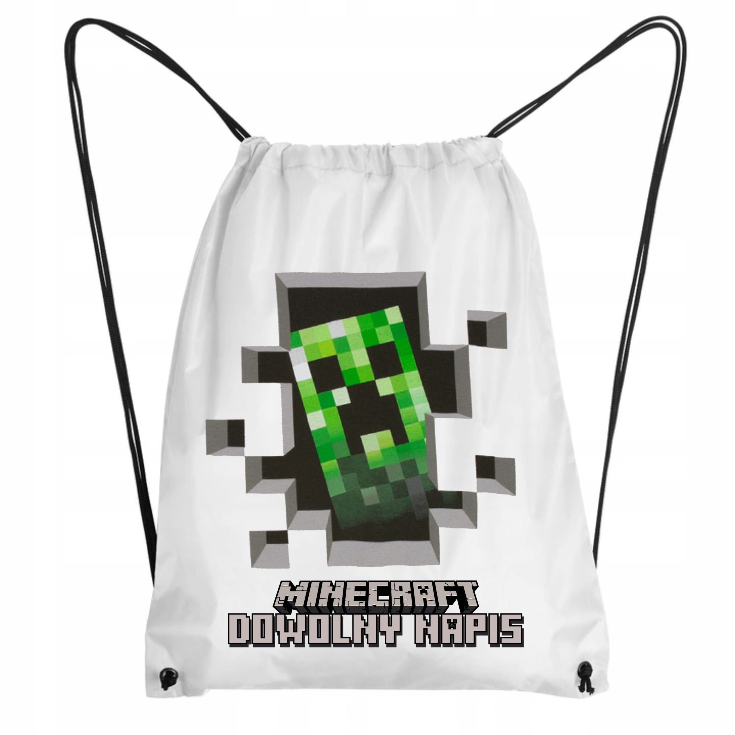 

Worek imię na kapcie Buty Wf Minecraft do szkoły