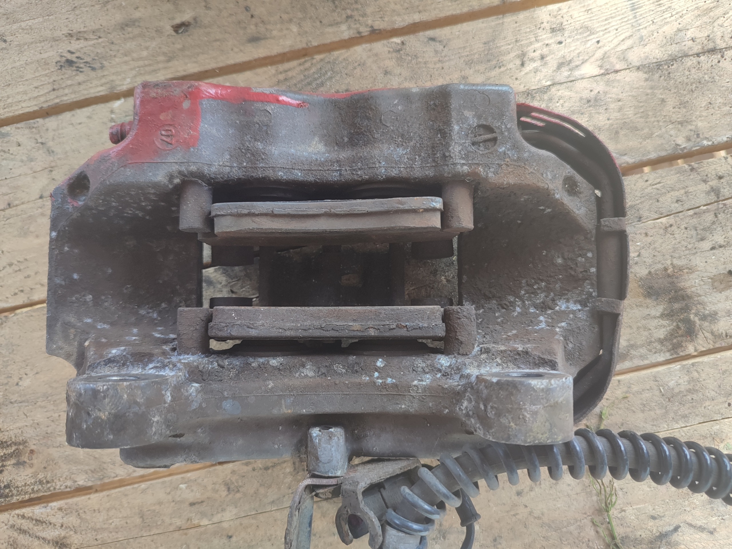 caliper brake right rear part audi q7 4l 3.0 tdi