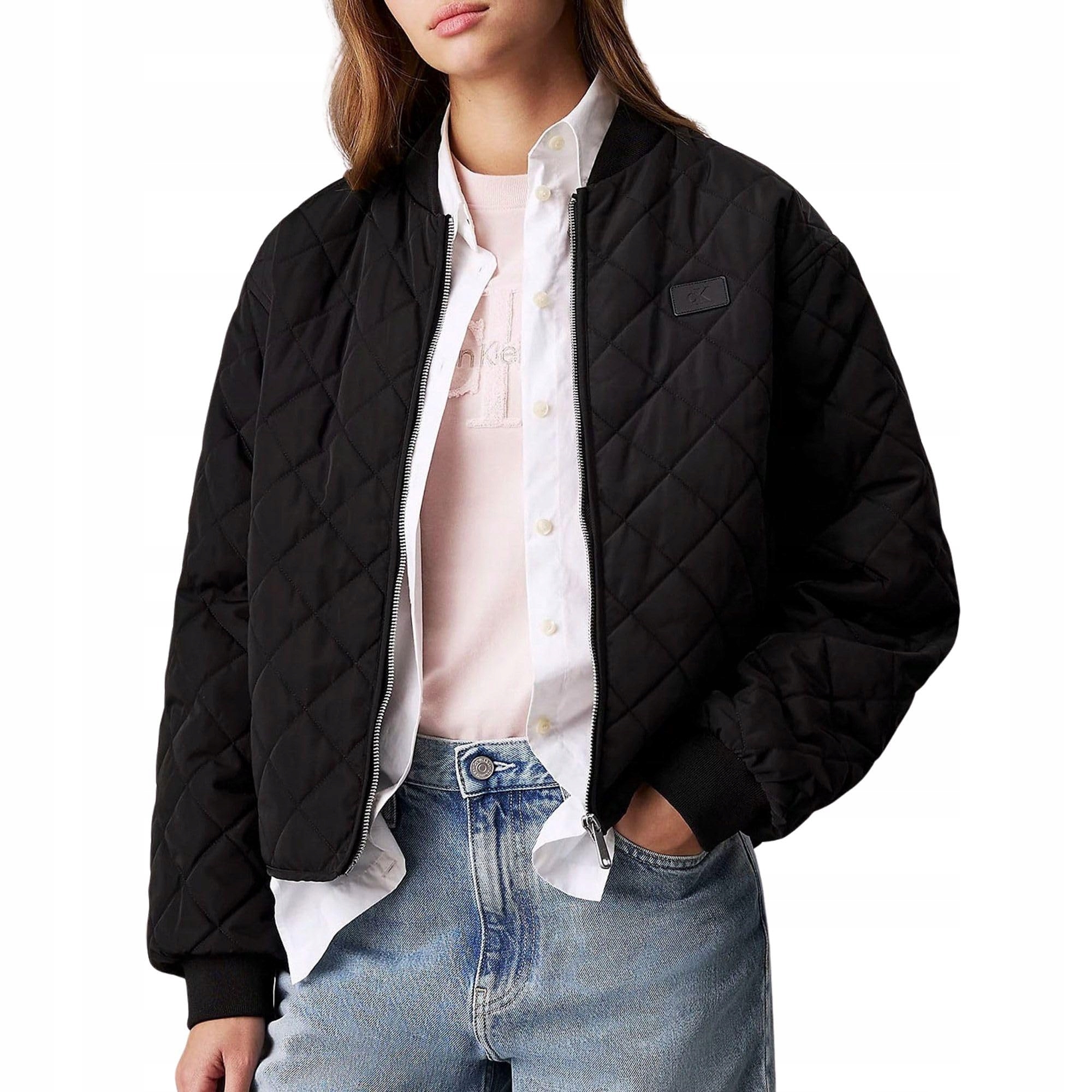 Calvin Klein Jeans Dámská Bunda Černá Bomber XL 7DA