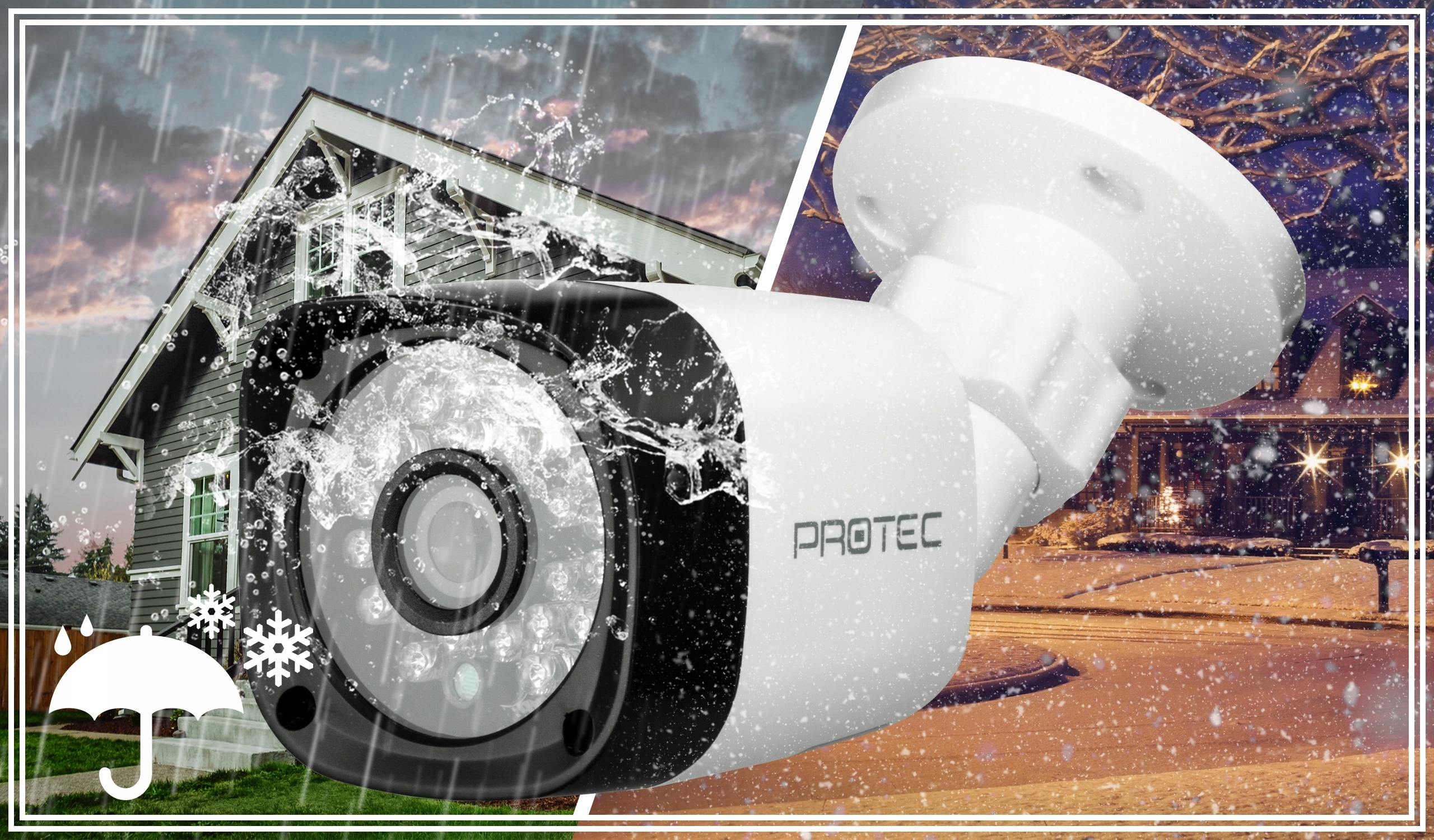 KAMERA MONITORINGU 8MPX IR20m ZEWNĘTRZNA TUBA AHD Obudowa tubowa (bullet)