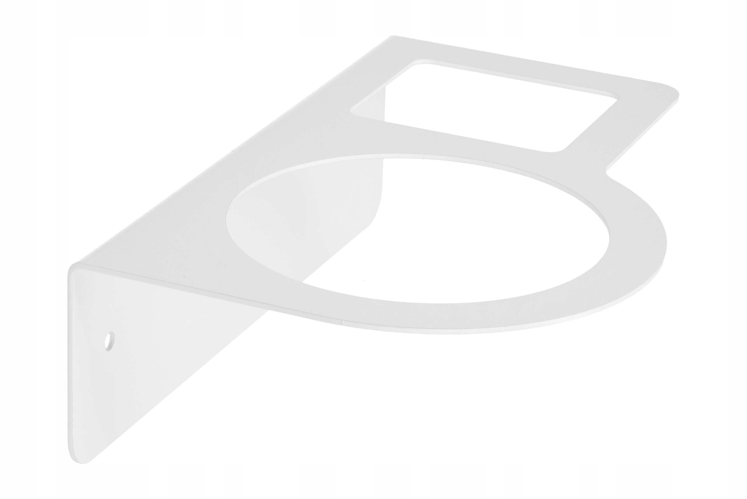 Uchwyt na suszarkę i prostownicę do włosów organizer wieszak metal biały Rodzaj wiszący