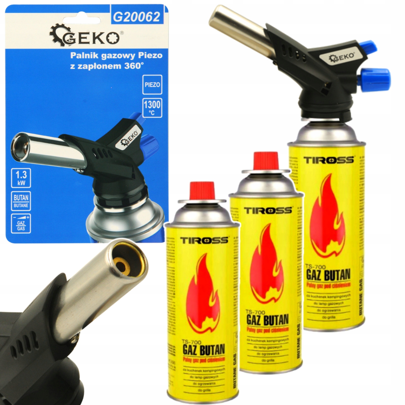 

Palnik Gazowy Do Lutowania Lutlampa Piezo 3x Gaz