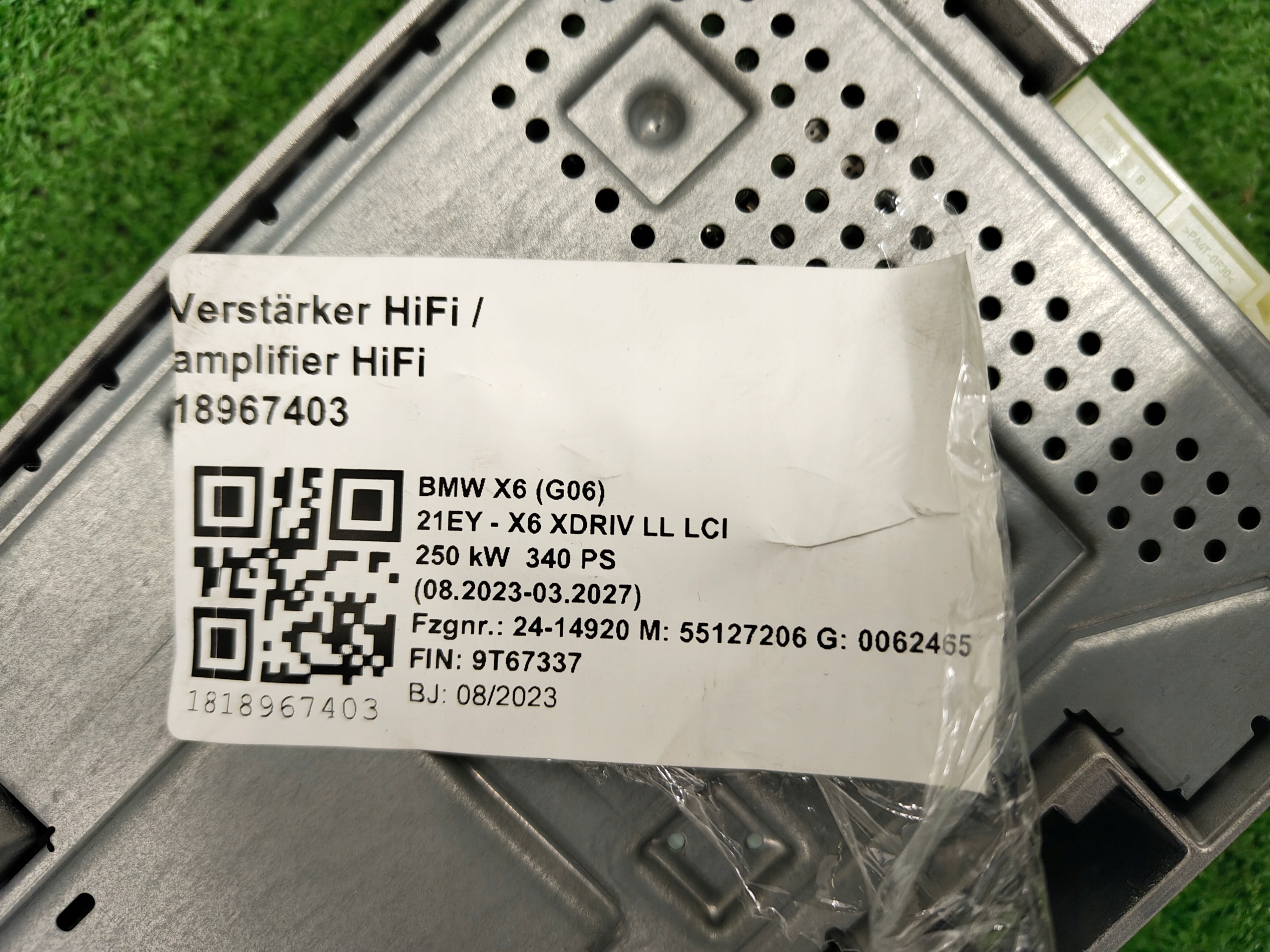 BMW amplifier AUDIO 5A3F6D2