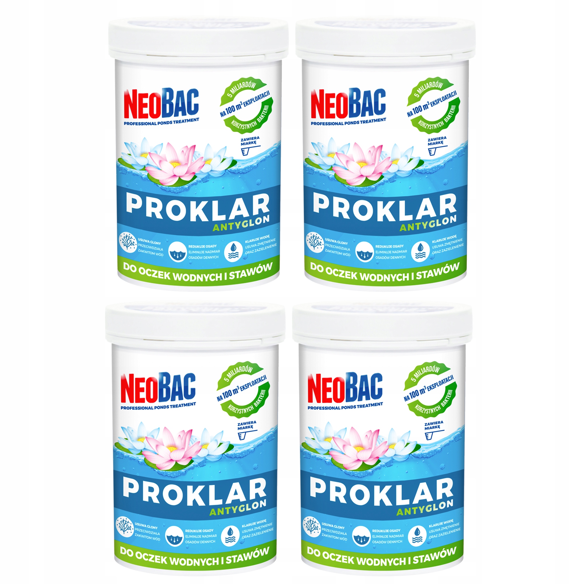 

NeoBac Proklar do Oczka Glony Szlam Muł Osady 2 Kg