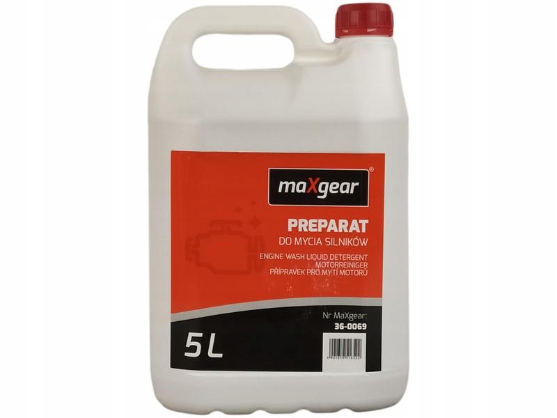 ŚRODEK DO MYCIA SILNIKA 5L MAXGEAR PREPARAT PŁYN DO MYCIA SILNIKÓW 5L Producent Maxgear