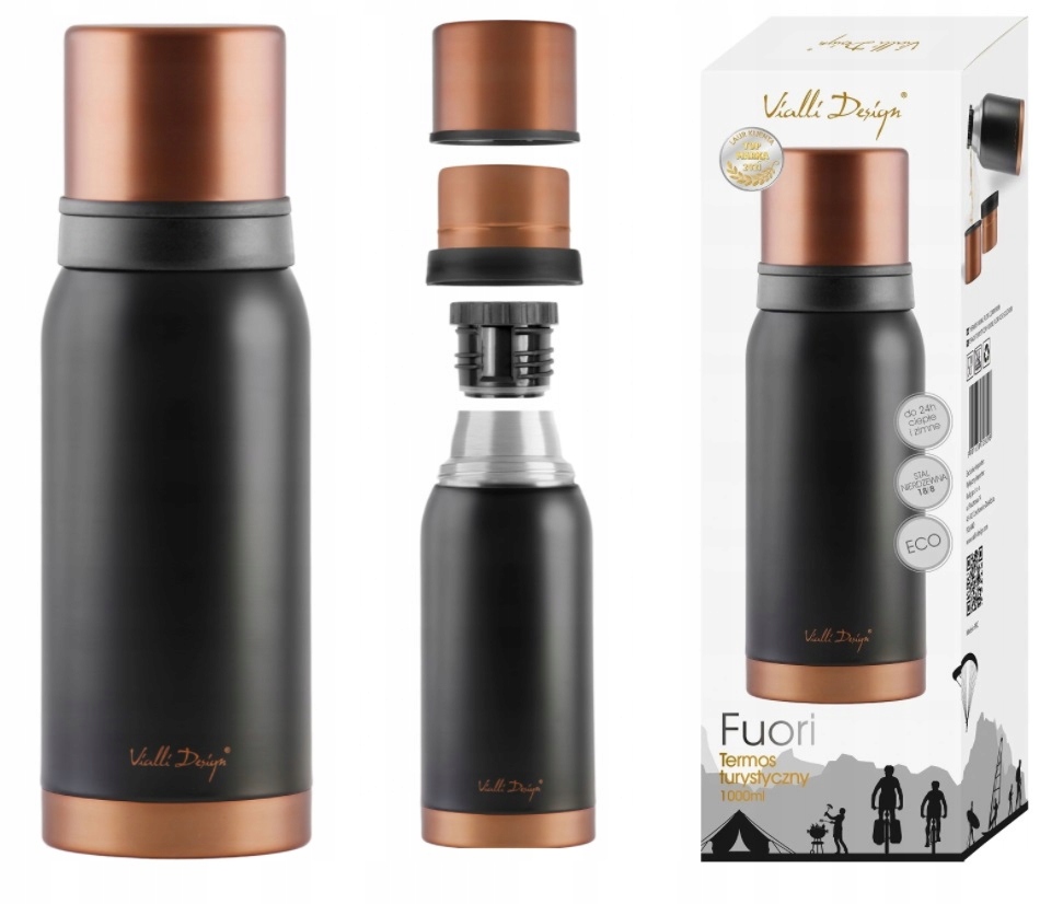 

Fuori Termos Próżniowy Turystyczny Herbatę Kawę 1L