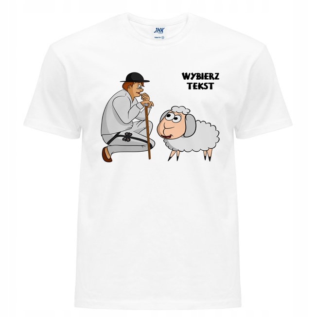 

Koszulka Damska T-shirt Baca Owce Owieczki M