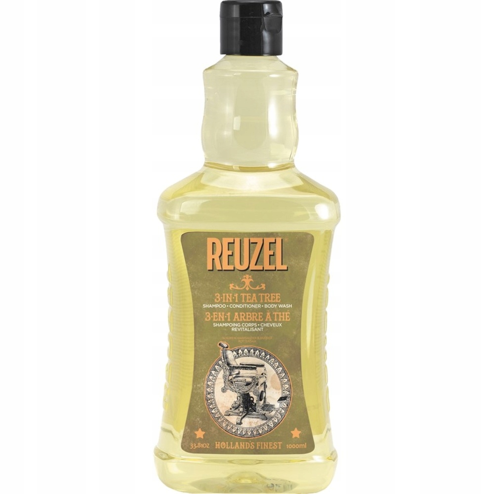 Reuzel 3in1 Shampoo šampon – kondicionér a sprchový gel Tea Tree 1000 ml