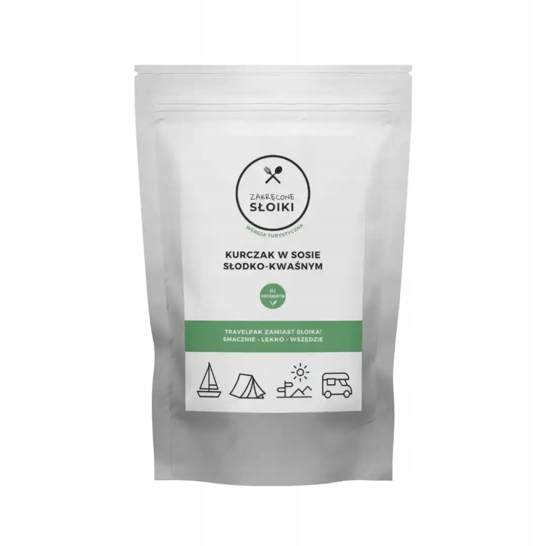 Levně Obědové jídlo Zatočené Sklenice Kuře ve sladkokyselé omáčce 900 ml