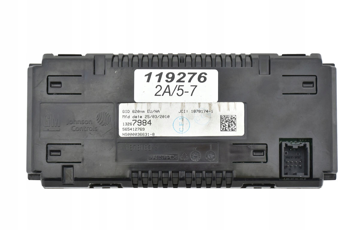 WYŚWIETLACZ EKRAN RADIA OPEL ASTRA J IV 13267984 Typ samochodu Samochody osobowe