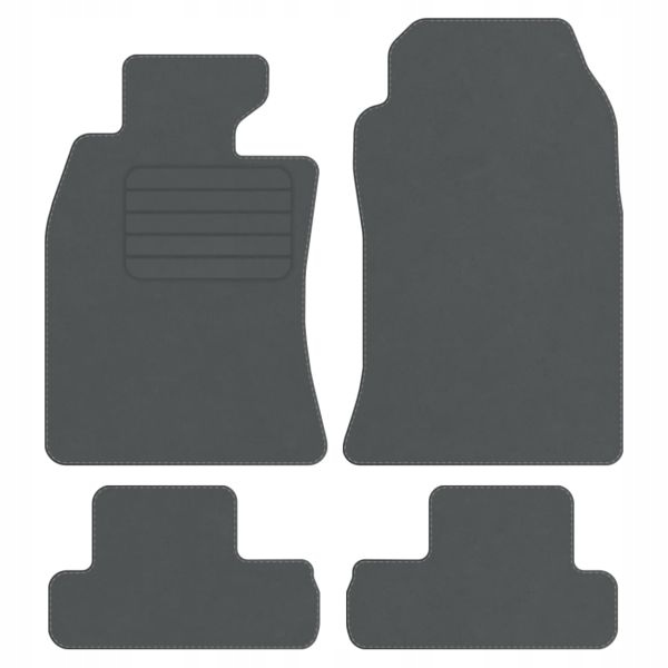 Mini Cabrio I R52 2004-2008 Velurové koberce Comfort Šedé zarážky