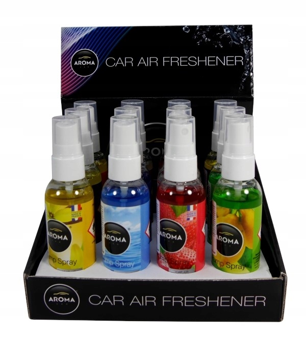 Аромат автомобіля спрей 75мл аромат розпилювач дисплей 12шт
