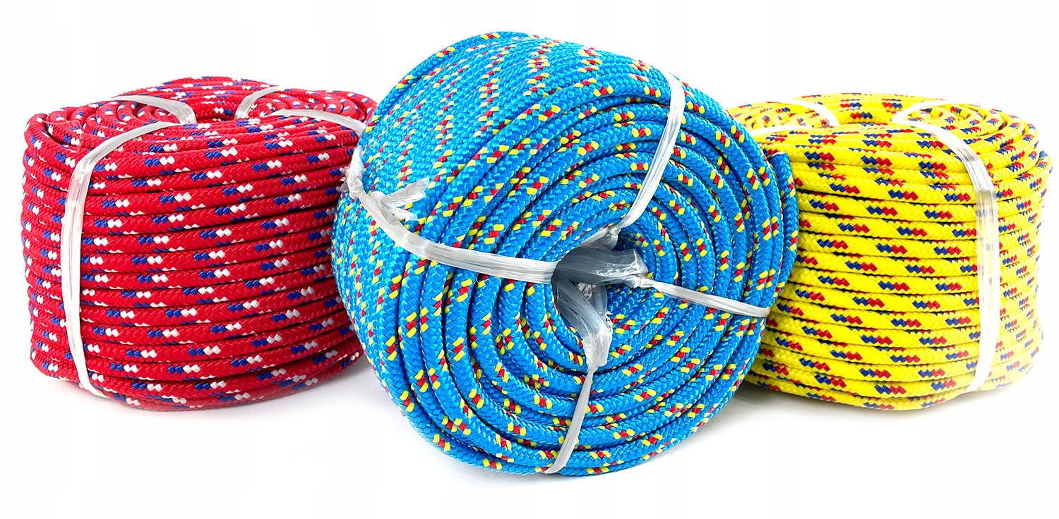 SZNUR LINKA LINA POLIPROPYLENOWA PLECIONA HOLOWNICZA WSPINACZKOWA 50m 8 mm EAN (GTIN) 5905258910390